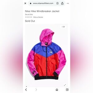 Mens Nike Colorblock Windbreaker Jacket